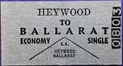 VR Ticket - HEYWOOD to BALLARAT - Economy Single