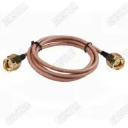 1pcs SMA Male to SMA Male Connector Adapter RF Pigtail Cable RG400 3M 10ft