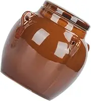 BESTOYARD Ceramic Honey Pot with Lid Sealing Jar for Honey Spice Salt Sauce Storage Kitchen Container for Home Use