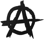 Cute-Patch 3'' Anarchy Symbol Anarchism Embroidered Iron on Patch, Patches for Clothing