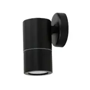 Zeta Single LED Ready Wall Light Black 1lt