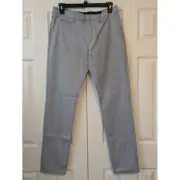 J.Crew 484 Slim Fit Tech Oxford Pants Men 34 x 34 Gray NWT BX185