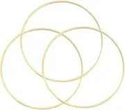 HOLIDYOYO 10pcs Bamboo Dreamcatcher Rings Diameter DIY Craft Tools with Desiccant Smooth for Wall Hanging and Mandalas for Home Decor Projects