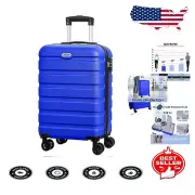 Stylish 20'' Carry-On Suitcase with 4 Wheels & TSA Lock – Perfect for Travelers