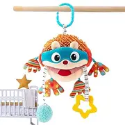 Car Seat Stroller Activity Toy,Toys for Car Seat | Babies Plush Hangable Activities, Built-in Bell, Entertainment for Carseat