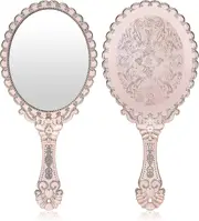 Vintage Handheld Mirror, Yusong Small Hand Held Decorative Mirrors
