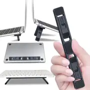 Adjustable Ergonomic Laptop & Keyboard Stand for Desks - Aluminum Alloy Heat ...