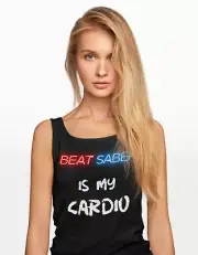 gamers beat saber virtual reality oculus quest Women's tank top for VR gaming