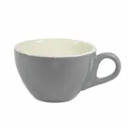 6 x Brew-French Grey/White Latte Cup 280Ml | Bnb Supplies