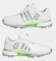 adidas Women's Tour 360 Boa Boost Golf Shoes White/Silver/Green SparkIF0264