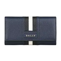 在飛比找蝦皮商城優惠-BALLY TALTOS銀字LOGO條紋設計防刮牛皮4鉤釦式