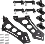 Spoiler Legs Mount Brackets | Lightweight Car Aluminum Alloy Spoiler Legs,Lightweight Perforated Rear Wing Mounting