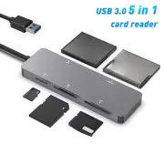 1X(USB 3.0 Multifunction Card Reader CFast//XD//TF Card Reader 5 in 1 USB5783