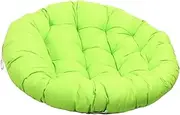 Folpus Hanging Egg Chair Cushion Garden Chair Mat Soft Removable Thicken Swinging Chair Pad Chair Seat Cushion for Office Patio Lawn, Green
