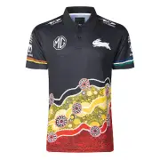 South Sydney Rabbitohs 2024 NRL Classic Indigenous Polo Sizes S-7XL!