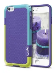 NEW Shockproof Case Anti-Slip Bumper LOHI for Apple iPhone 6 Plus 6S Plus PURPLE