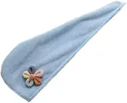 1 pc Quick-Drying Bonnet Bath Cap Coral Fleece for Quick Hair Drying Fashionable and Comfortable for Students Office Workers