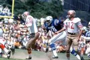 Bubba Smith BALTIMORE COLTS vs SF 49ERS 1960's NFL Original 35mm Photo Slide