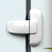 Home Refrigerator Fridge Freezer Door Lock, Latch Catch Toddler Kids Child Fridge Locks Baby Safety Child Lock, Easy To Install And Use 3m Adhesive No