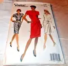 VOGUE PATTERN 7780 ~ MISSES DRESS ~ SIZES 14 - 16 *UNCUT