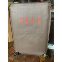 在飛比找蝦皮購物優惠-ELLE 皇冠系列 24吋 防爆抗刮耐衝撞複合材質行李箱 灰