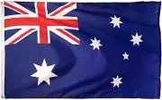 10 X AUSTRALIAN AUSSIE NATIONAL FLAG LARGE AUSTRALIA DAY DECORATION 5FT X 3FT