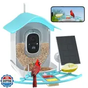 DOCOON Smart Bird Feeder with Camera, 2K HD AI Identify Birds Species, Bir d