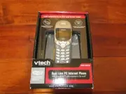 VTech Cordless Dual-Line PC Phone for Skype VoIP - USB7100 NEW