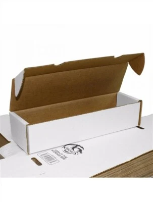 Bundle of 50 BCW 1000 Count Gaming Card Corrugated Cardboard Storage Boxes