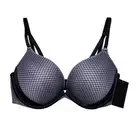 Frederick's of Hollywood Heartthrob Fishnet Superboost Plunge Bra Size 32D