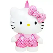 Hello Kitty 17.5" Plush Backpack, New