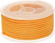 uxcell Nylon Thread Twine Beading Cord 2mm Extra-Strong Braided Nylon Crafting String for Bracelets Jewelry Making DIY Crafts 11M/36 Feet, Orange