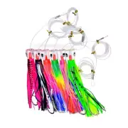 Colorful 9 inch Octopus Skirt Bait Trolling Lure Perfect for Saltwater Fishing