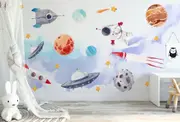 [Namly Design] Wallsticker - Space Rockets