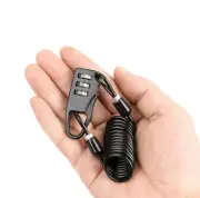 Bike Lock Anti-theft Password Lock Fold Backpack Helmet Cycling Security Lock