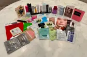 Makeup Skincare Beauty Perfume Sample Lot B w/some Deluxe 50 Pieces Luxury