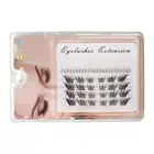 Natural Look False Eyelashes Fox Eye DIY Lash Extensions Individual Lashes