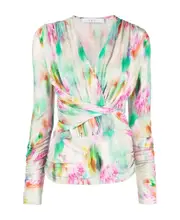 Printed blouse FR42 White
