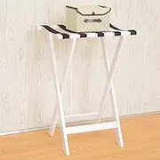 Guest Room Luggage Rack, Folding Suitcase Stand Luggage Rack Luggage Rack, Hotel Luggage Racks, Folding Solid Wood Racks, Restaurant Pallet Racks, Racks for Clothes, for Bedrooms, Hotels