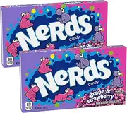 Nerds Candy Strawberry And Grape141g Theatre Box - 2 Pack