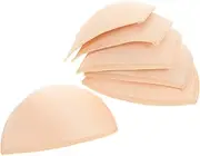HOODANCOS 3-Pair Bra Pads Triangle Inserts for Dress Cup Inserts for Swimwear Soft Silicone Shoulder Pads for Women's Clothing