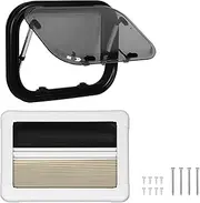 Gearwell RV Push Out Window, 500mm 350mm Acrylic Glass, Sunshade Screen Window with 75° Opening Angle, Anti UV Window for Trailer s