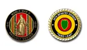 24th Infantry Division "Taro Leaf" WWII Service Challenge Coin