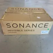 Sonance 93479 2-Way Invisible Series IS8 In-Wall/In-Ceiling Speakers (Pair) NEW!