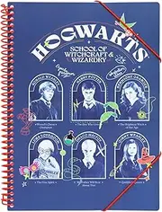 Grupo Erik A4 Display Book | 30 Pockets - Propylene Sleeves | A4 Document Envelope with Closure | Harry Potter Gifts | Harry Potter Stationery