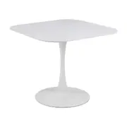 Modern Furniture MARTA Square Dining Table 90cm - White