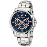 Maserati Successo Blue Dial 44mm Chronograph