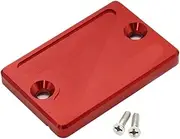 jiningxinxin Front Brake Reservoir Covers Compatible With TW200 TW 200 Motorcycle Parts Accessories Fluid Oil Pump Cap(Red)