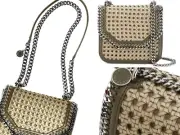 Stella McCartney Vegan Wicker Falabella Bag Shoulder Bag Crossbody New
