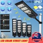 LED Solar Street Lights Radar Sensor+Remote Outdoor Garden Yard Flood Light Lamp